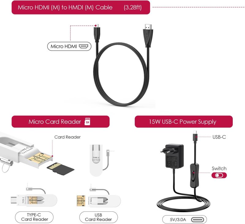 Raspberry Pi 4 Modèle B, 4 Go de RAM avec une carte mémoire de 32 Go - Image 8